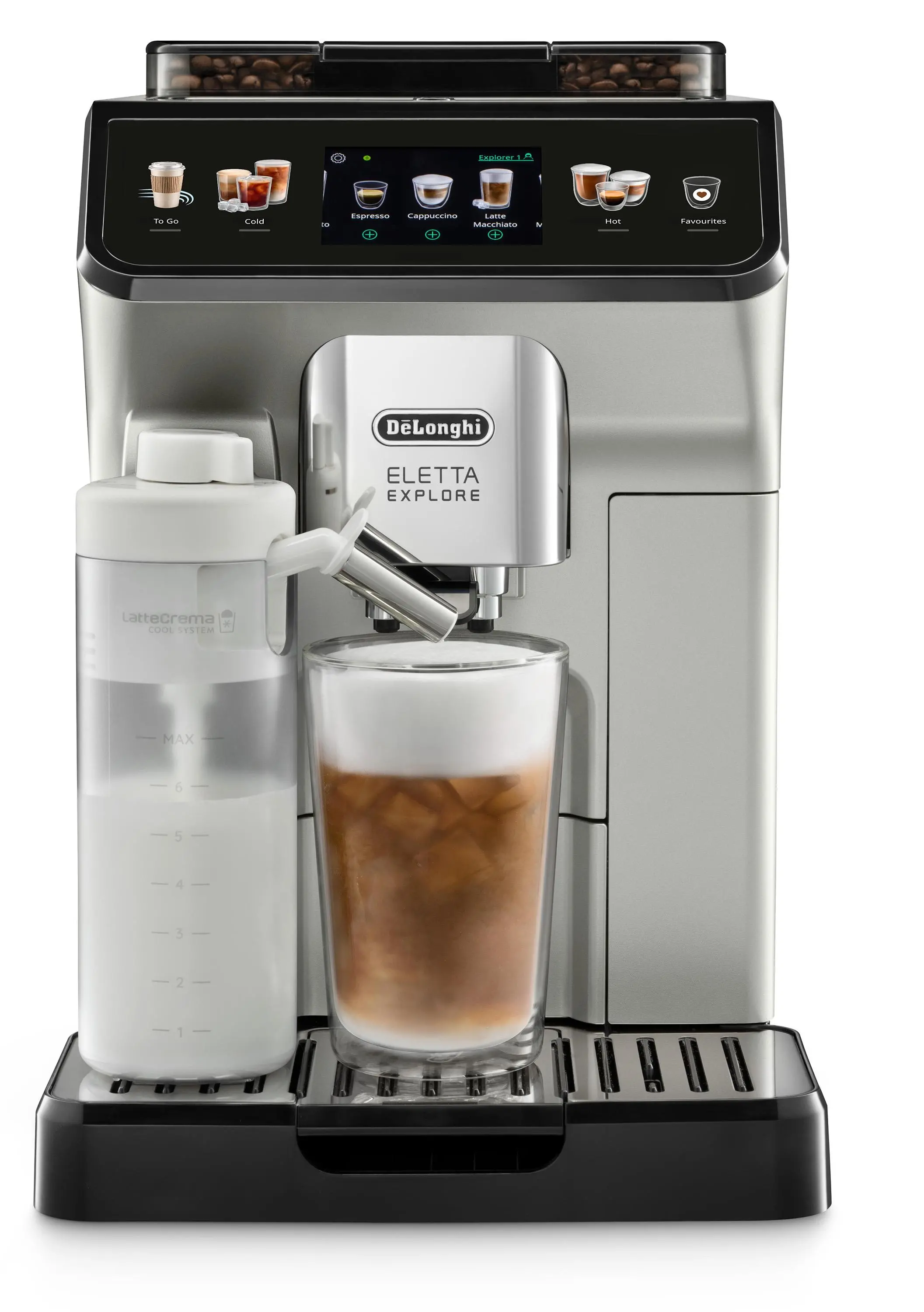 Ekspres DeLonghi Eletta Explore ECAM450.55.S Kawa mrożona