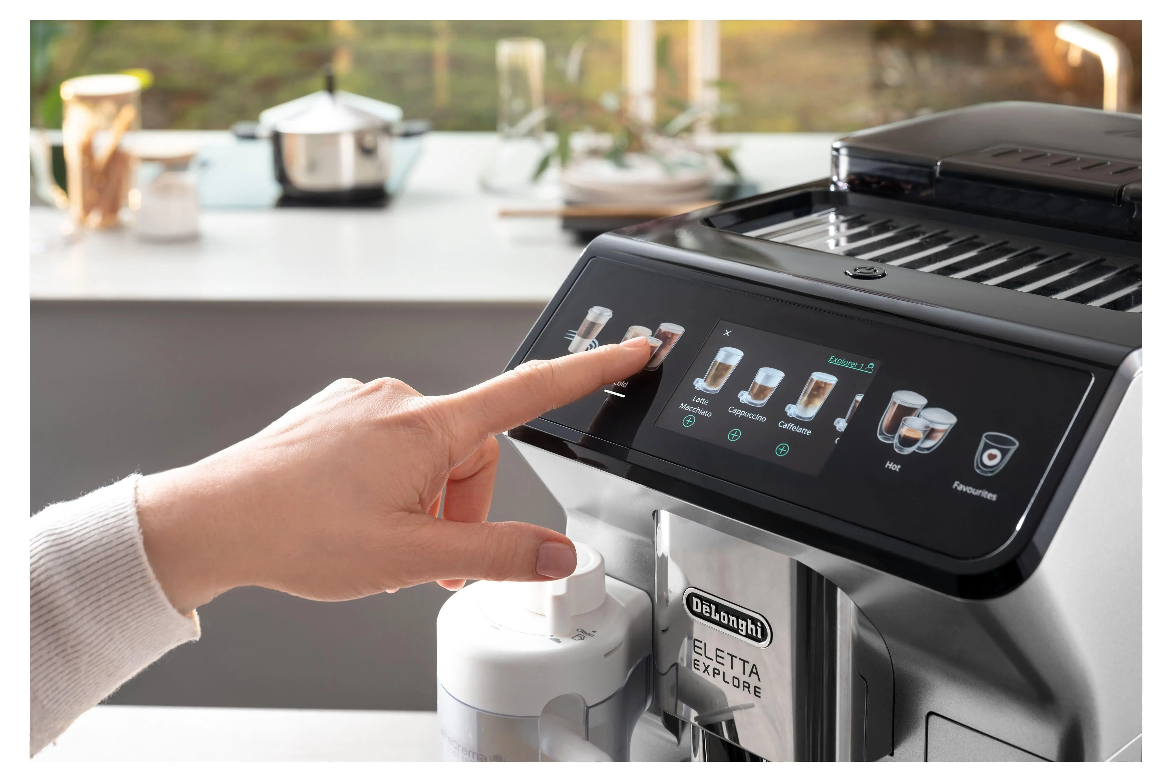 Ekspres DeLonghi Eletta Explore ECAM450.55.S Kawa mrożona