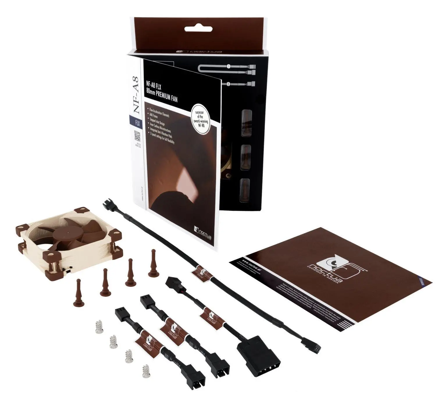 Wentylator Noctua NF-A8 FLX 80mm Beżowy
