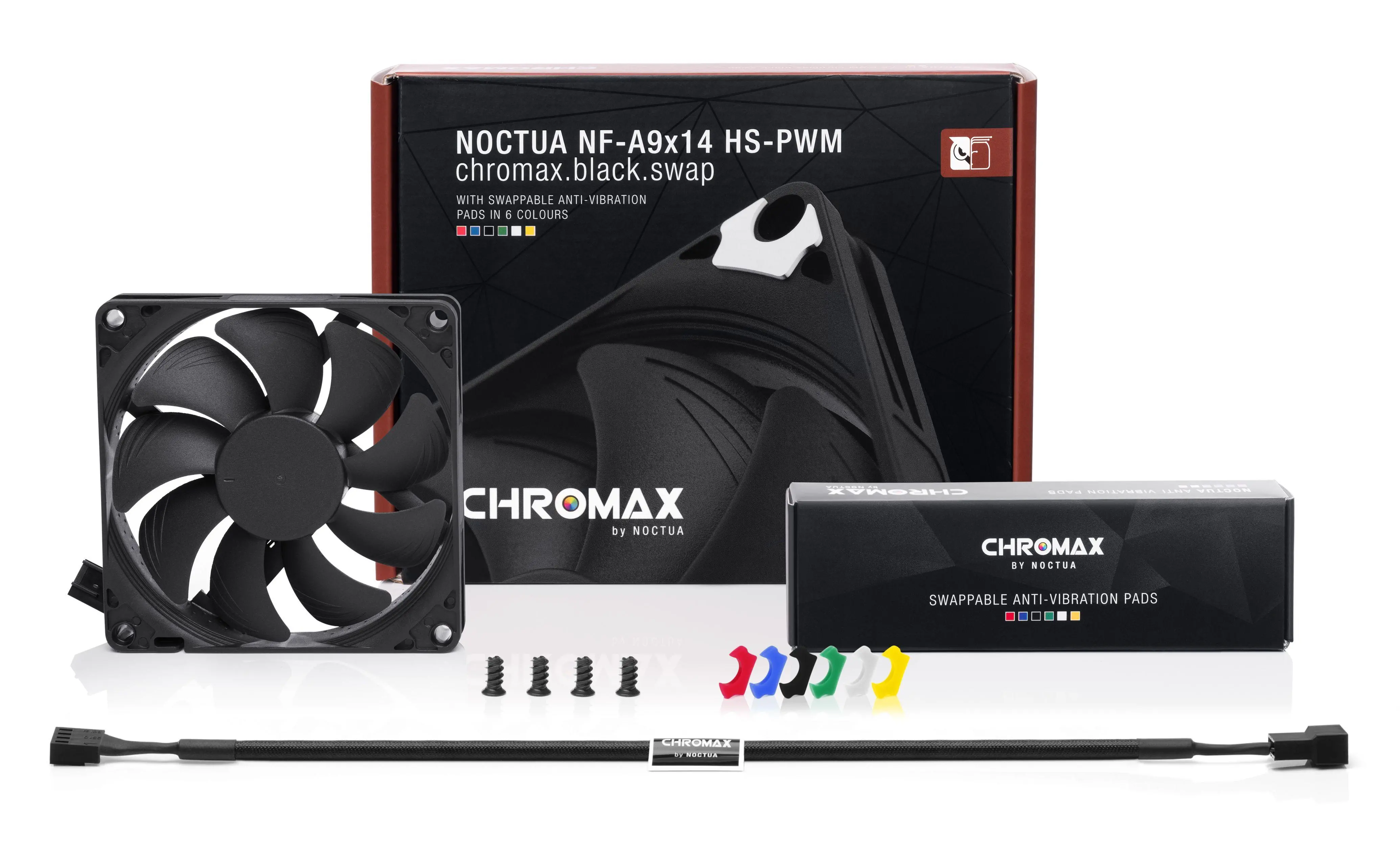 Wentylator Noctua NF-A9x14 HS-PWM chromax.black.swap 92mm Czarny