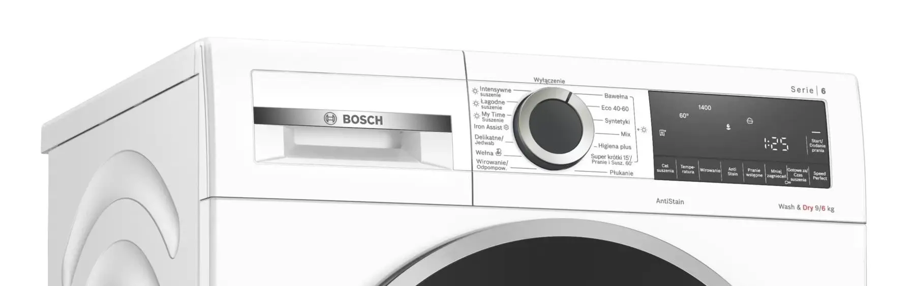 Pralko-suszarka Bosch WNA144EEPL 59cm 9kg/6kg
