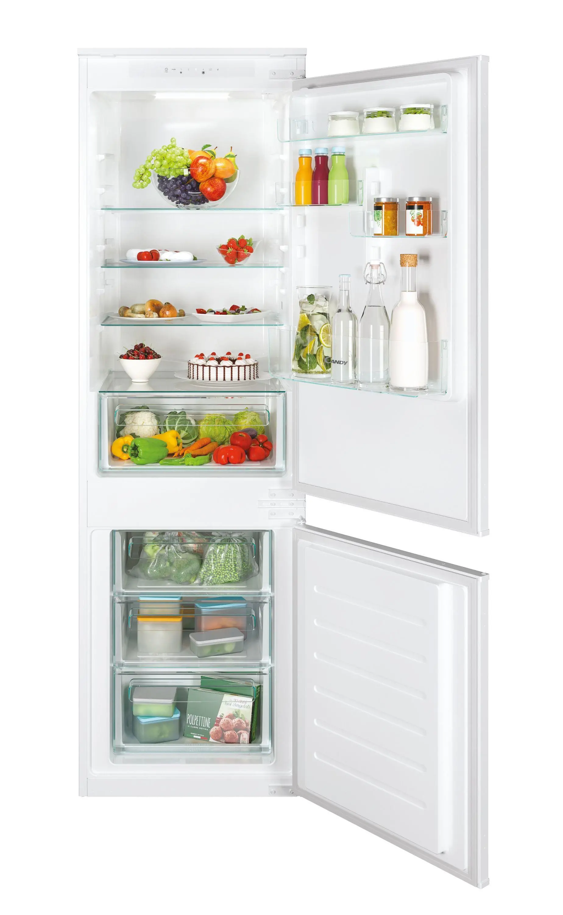 Lodówka Candy CBL3518F 177,2cm Zdalne sterowanie