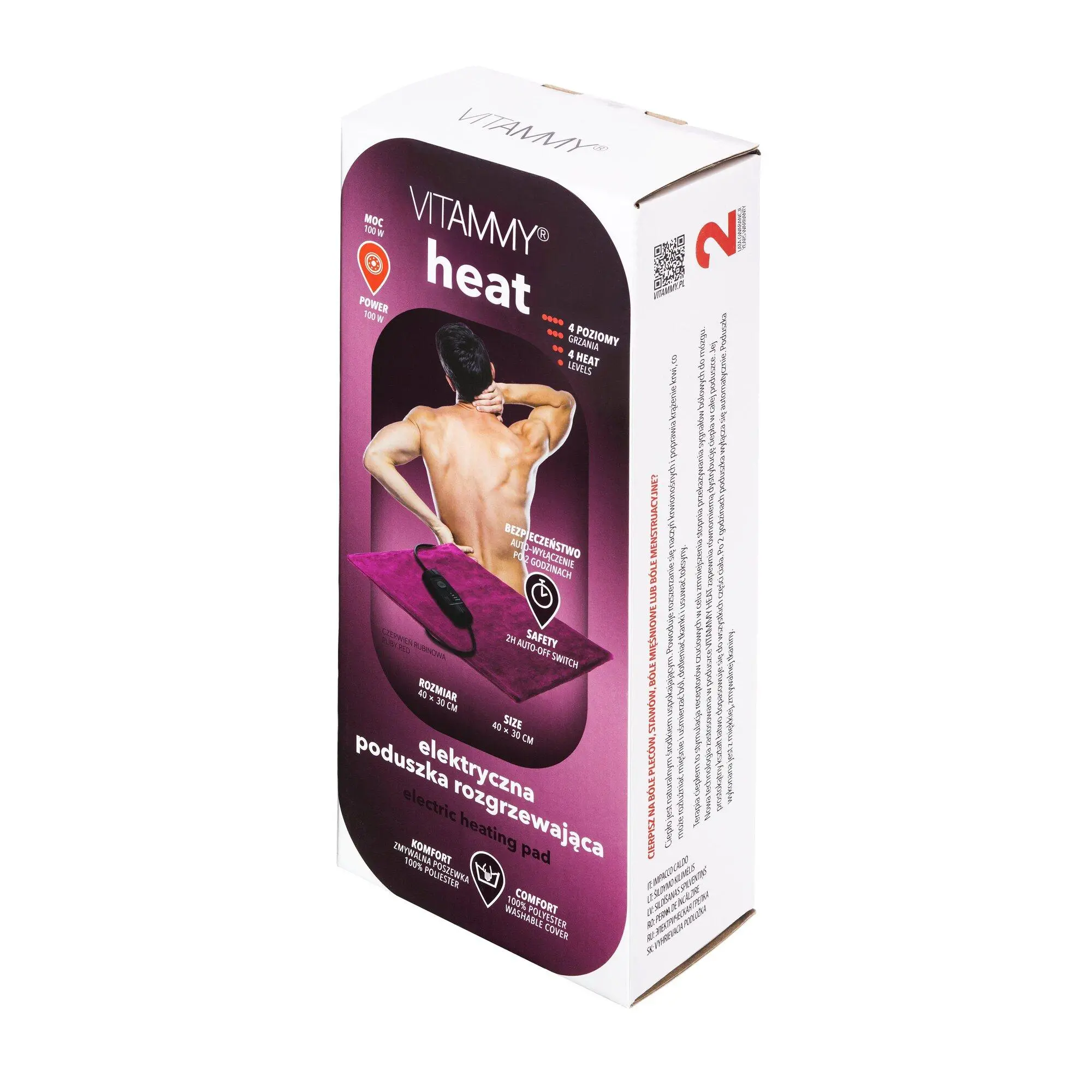 Poduszka elektryczna Vitammy Heat Różowy