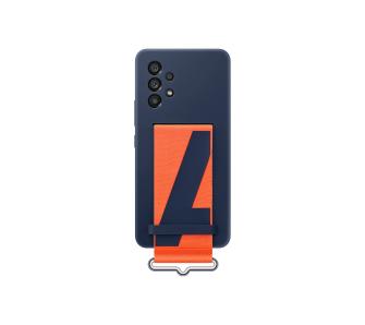 Etui Samsung Silicone Cover With Strap do Galaxy A53 navy