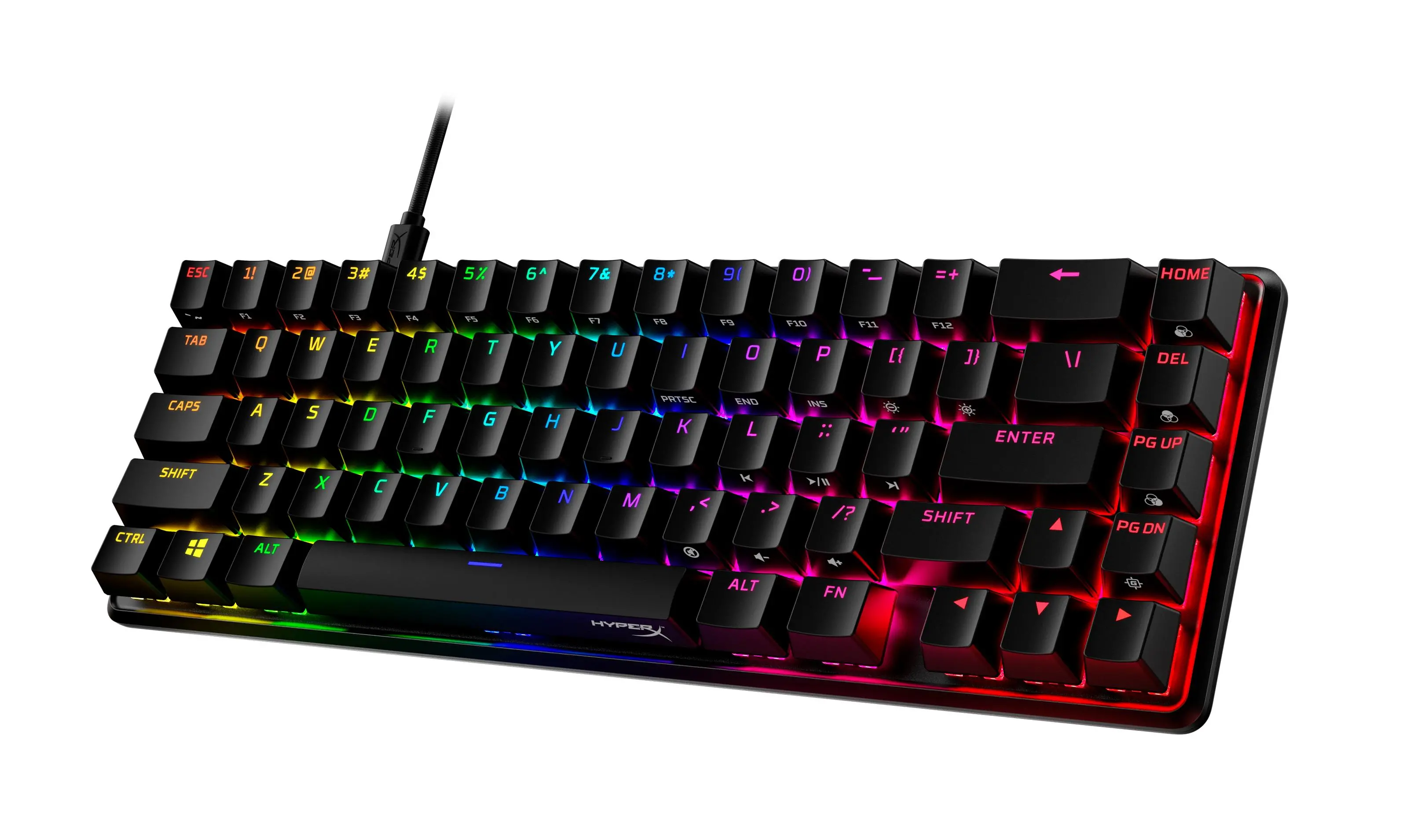 Klawiatura mechaniczna HyperX Alloy Origins 65 Red Switch Czarny