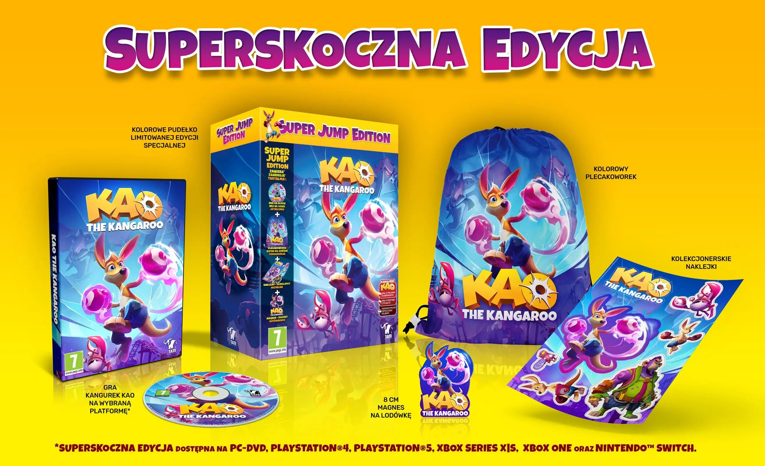 Kangurek Kao Edycja Superskoczna Gra na Xbox One (Kompatybilna z Xbox Series X)