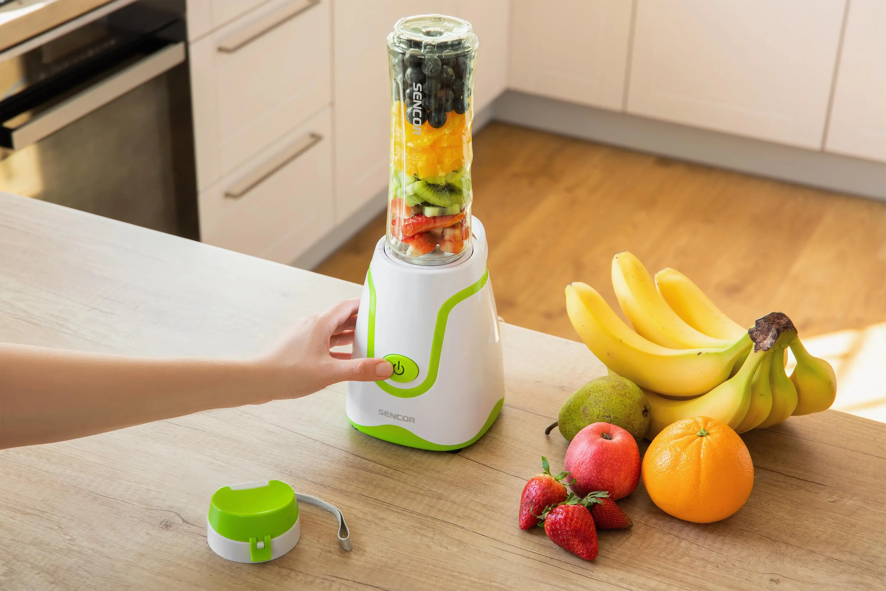 Blender kielichowy Sencor SBL 2111GR 0,6l Butelka