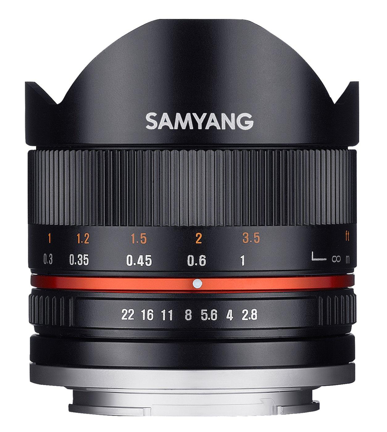 Samyang 8mm f/2.8 UMC Fisheye II Sony E (czarny)