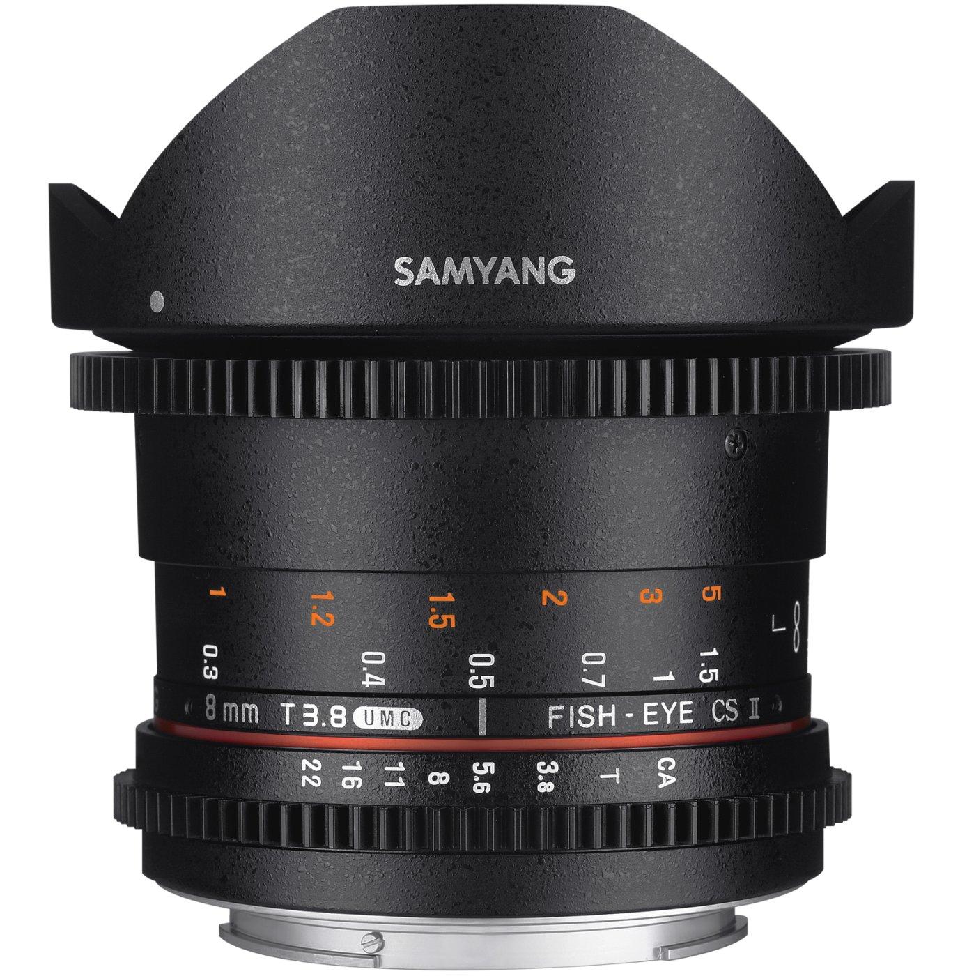Samyang 8mm T/3.8 VDSLR UMC Fisheye CS II Pentax K