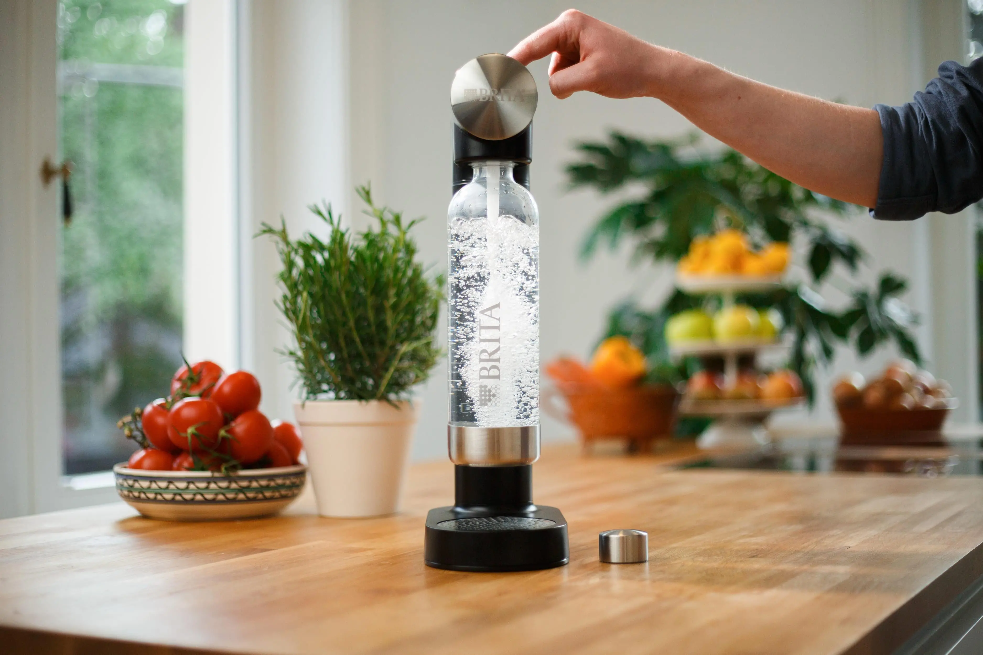 Saturator Brita SodaOne Czarny
