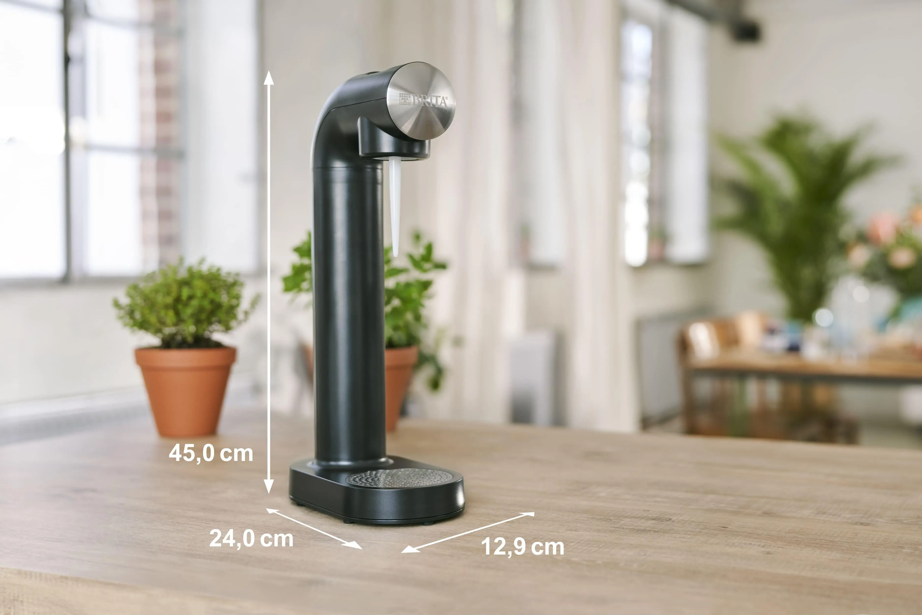 Saturator Brita SodaOne Czarny