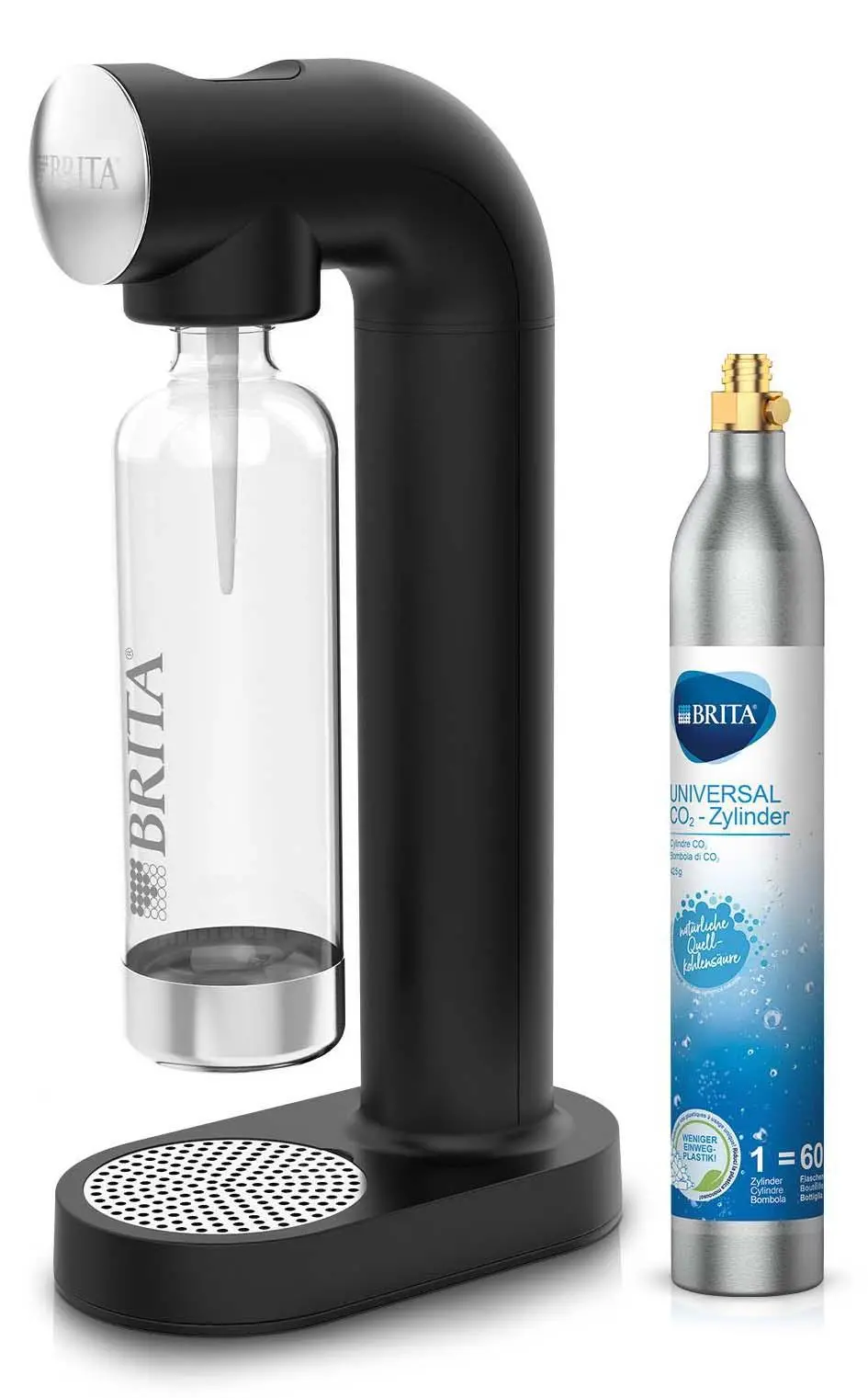 Brita SodaOne Czarny + Nabój z gazem CO2
