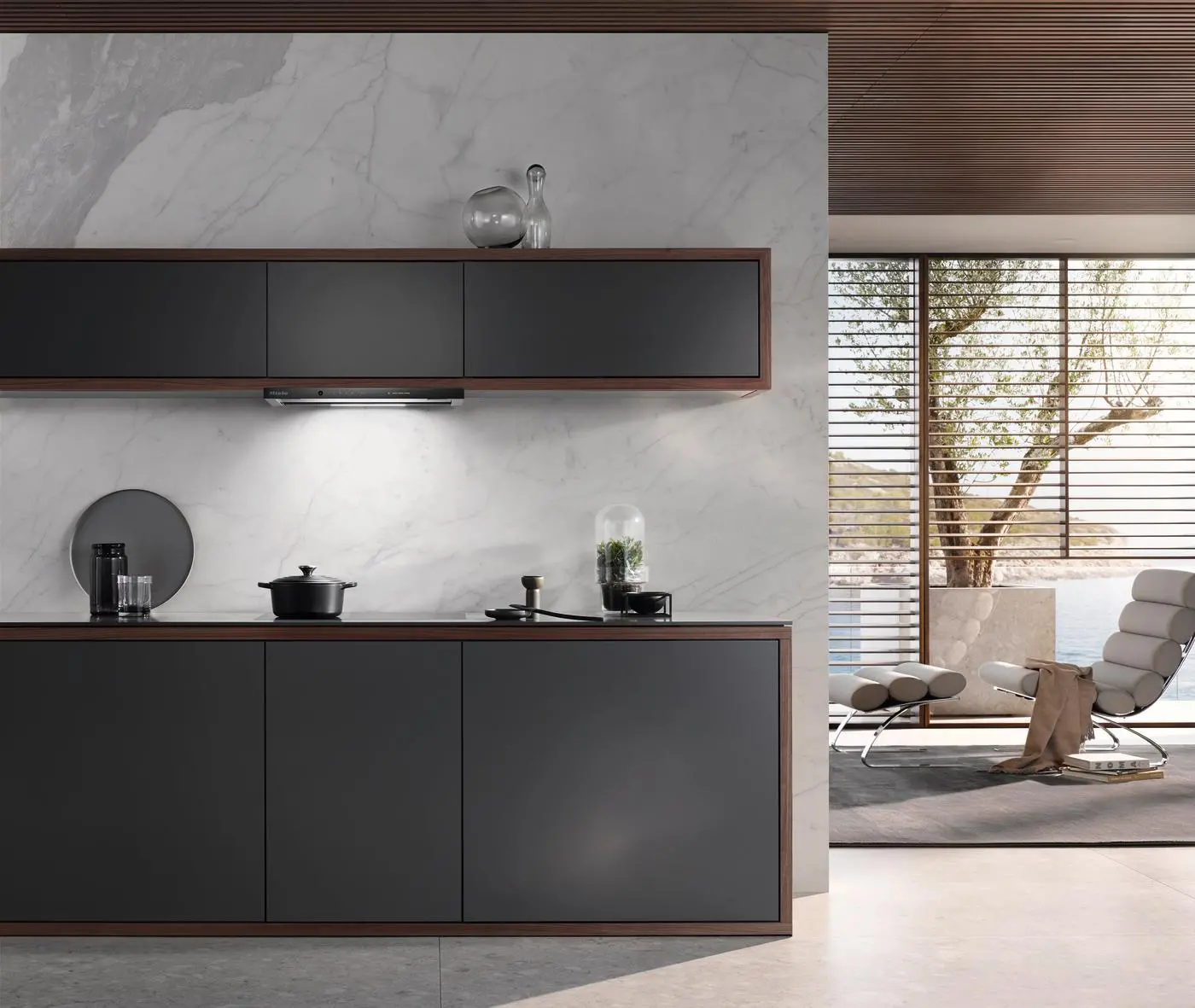 Okap Miele DAS 4630 Srebrno-czarny