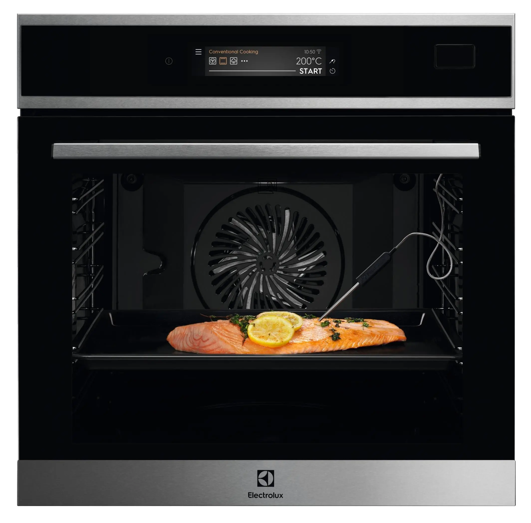 Electrolux 700 SteamCrisp EOC9P31WX Termoobieg Termosonda Zdalne sterowanie Czarno-stalowy