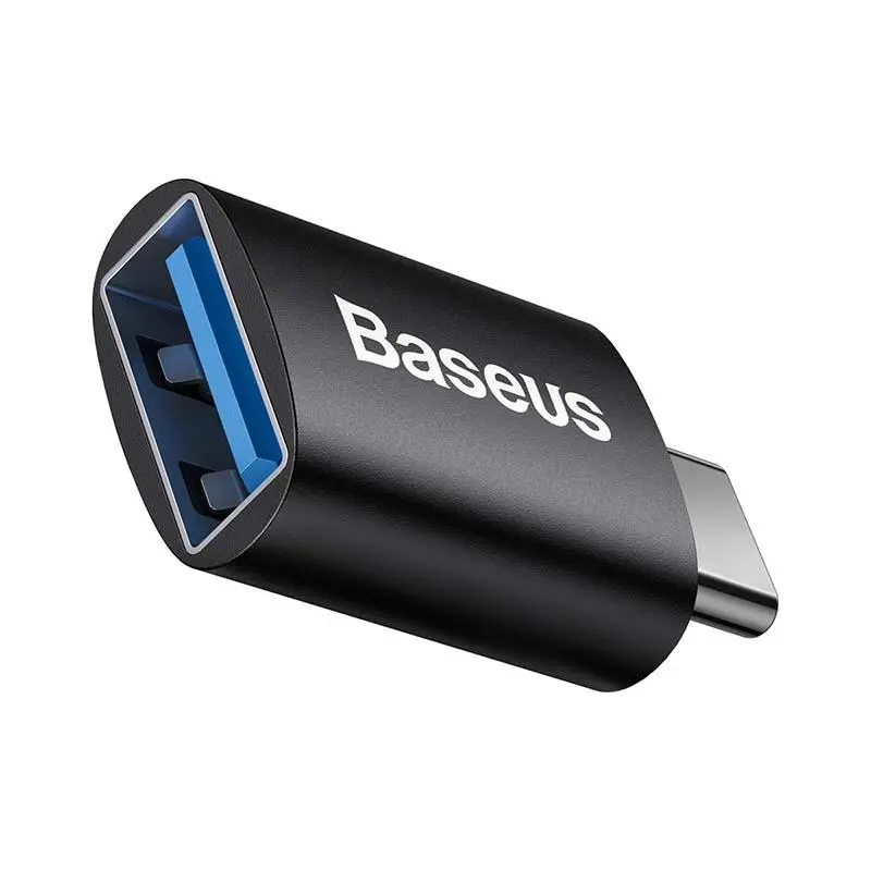 Adapter Baseus ZJJQ000001 Ingenuity USB-A do USB-C OTG Czarny