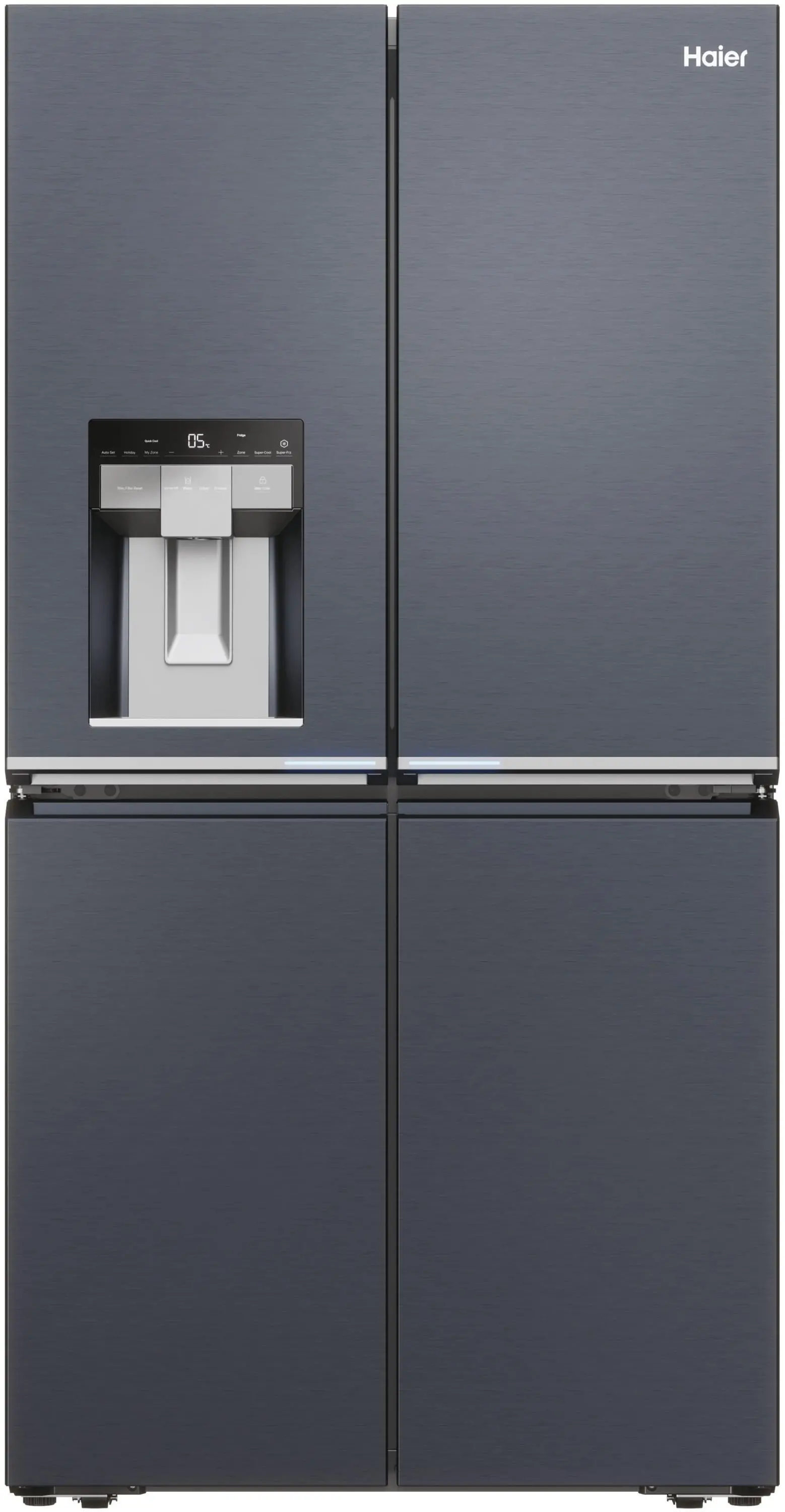 Haier Seria 7 HCR7918EIMB Pełny No Frost 177,5cm Dystrybutor wody Czarny Inox