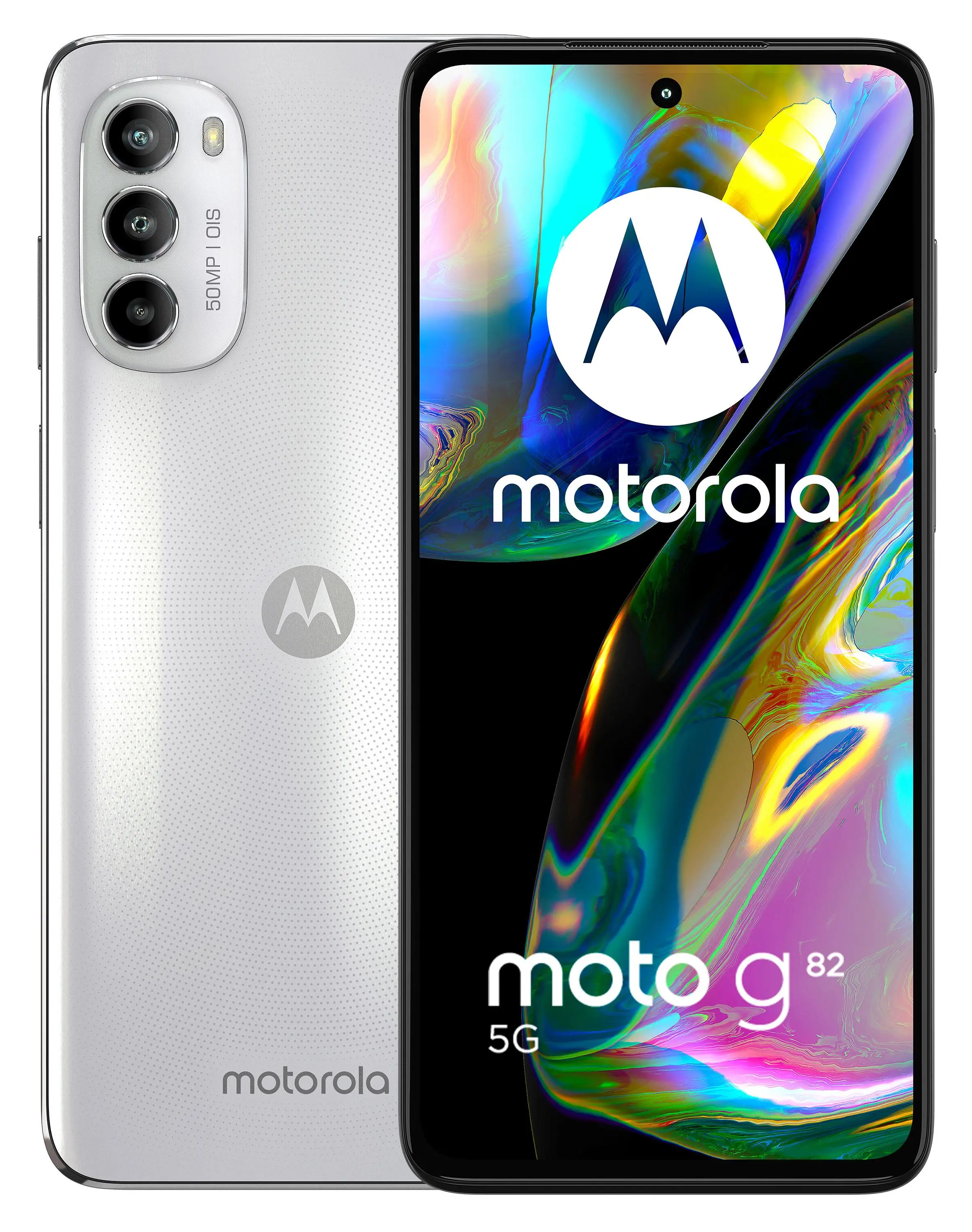 Smartfon Motorola moto G82 5G 6/128GB 6,6" 120Hz 50Mpix Srebrno-różowy