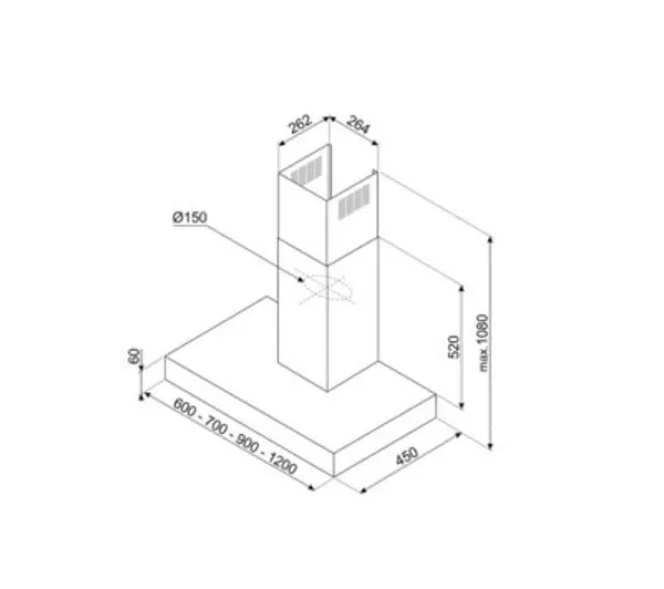 Витяжка Витяжка Smeg KBT600XE