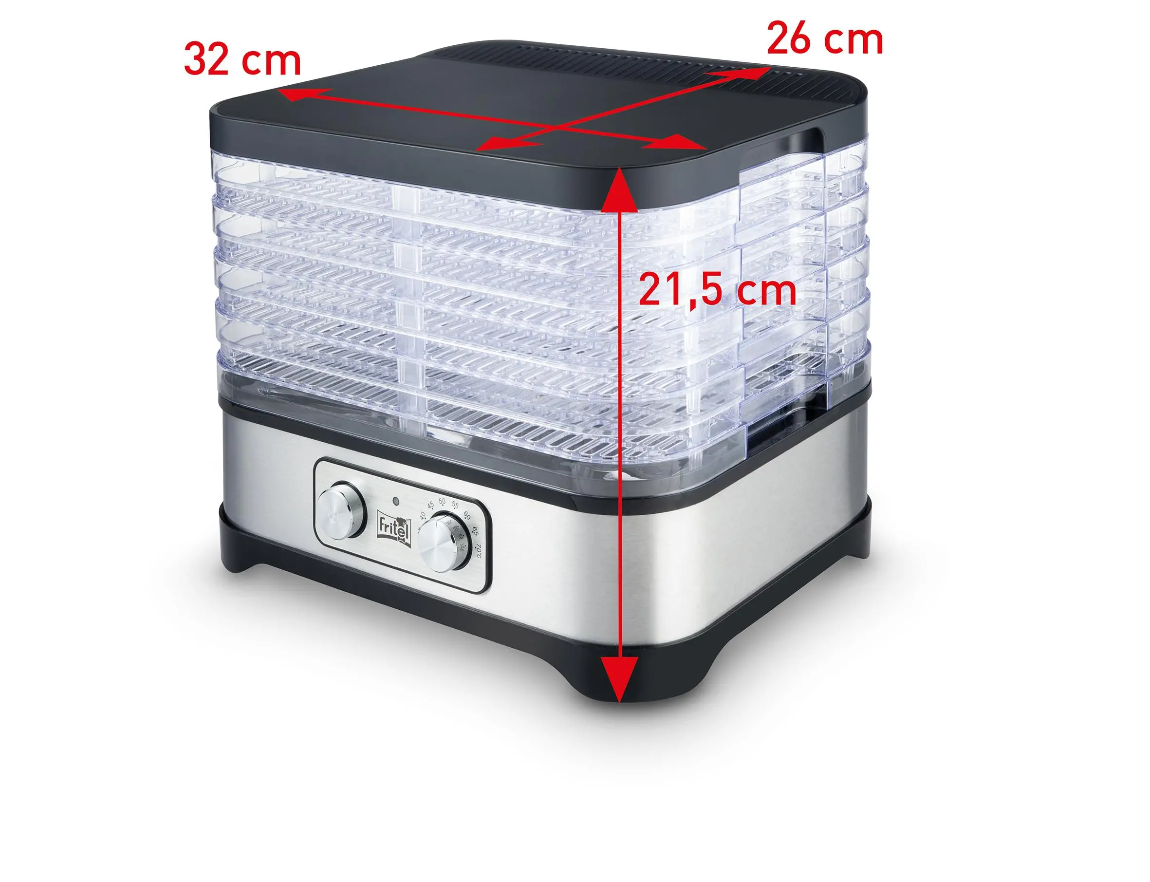 Suszarka do grzybów Fritel DH 2025 250W 5 sit