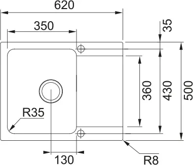 Zlewozmywak Franke Orion OID 611-62 Tectonite Beżowy