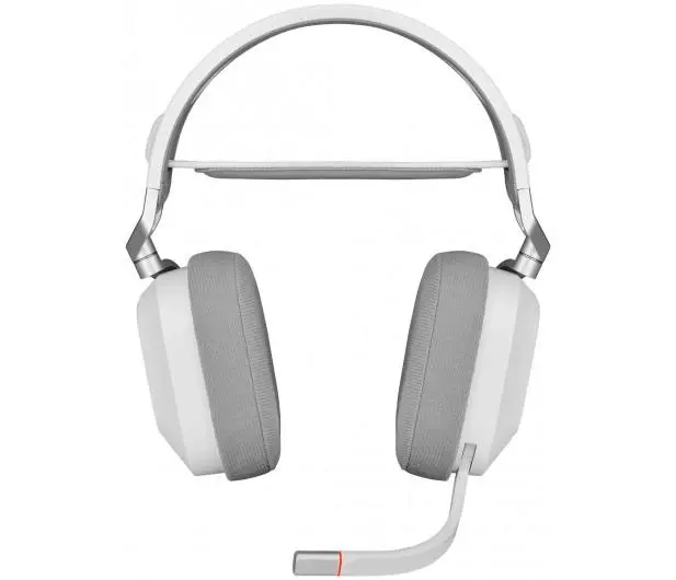 Słuchawki bezprzewodowe z mikrofonem Corsair HS80 RGB Wireless Nauszne Biały