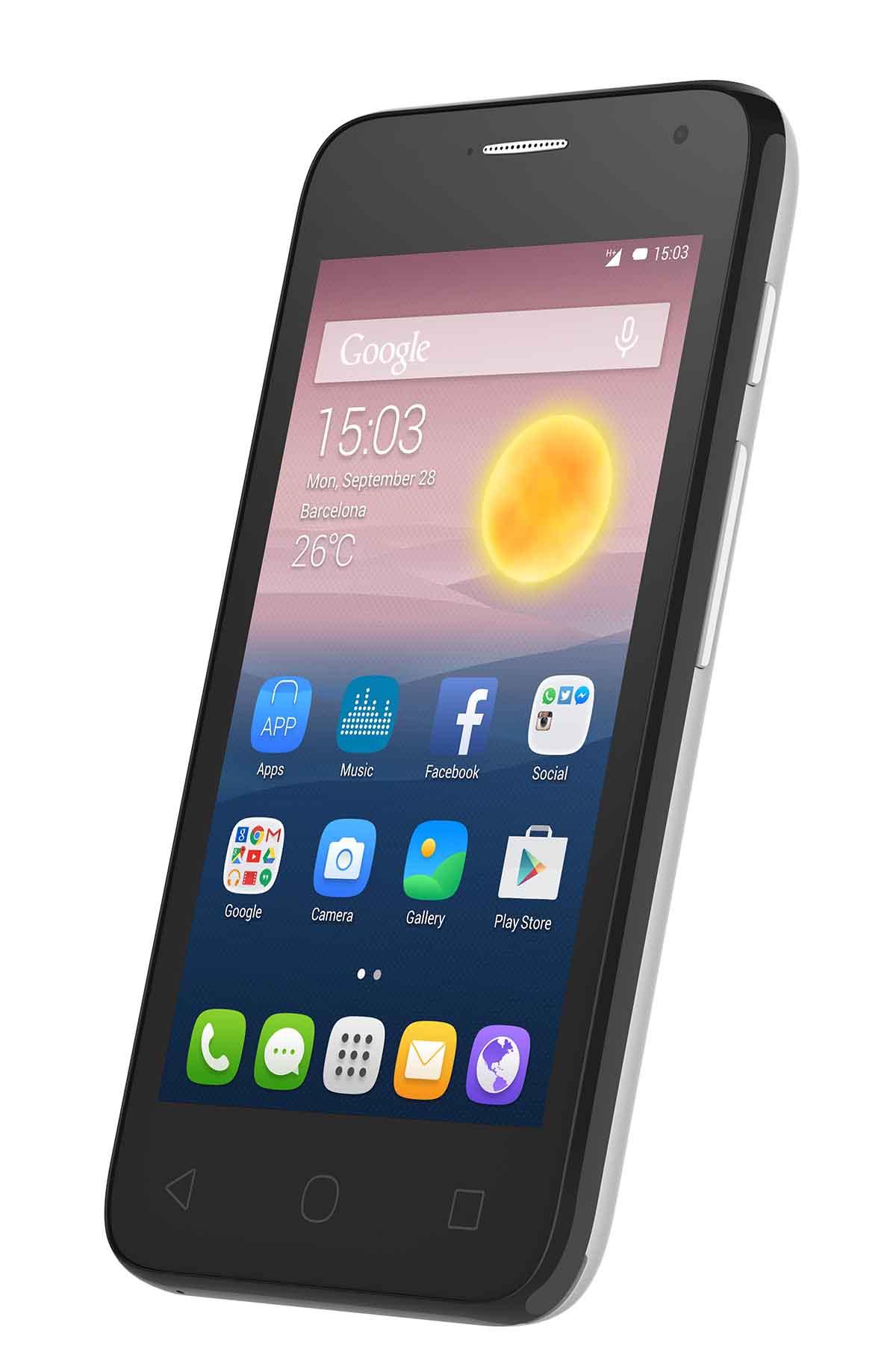 Smartfon ALCATEL ONETOUCH PIXI FIRST (srebrny)