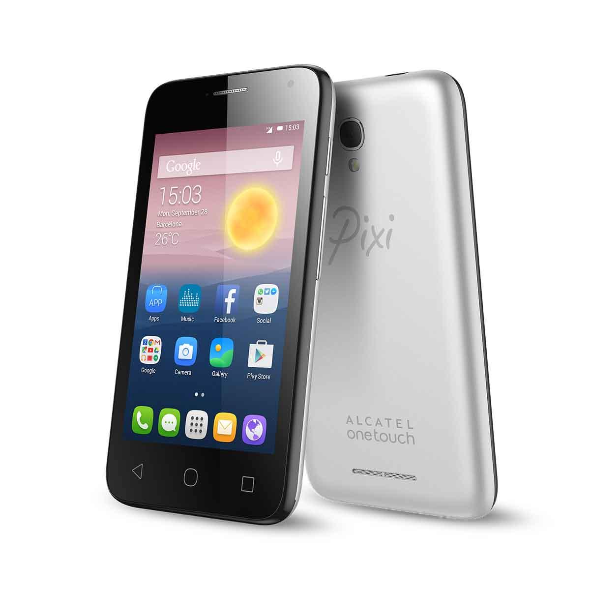 Smartfon ALCATEL ONETOUCH PIXI FIRST (srebrny)