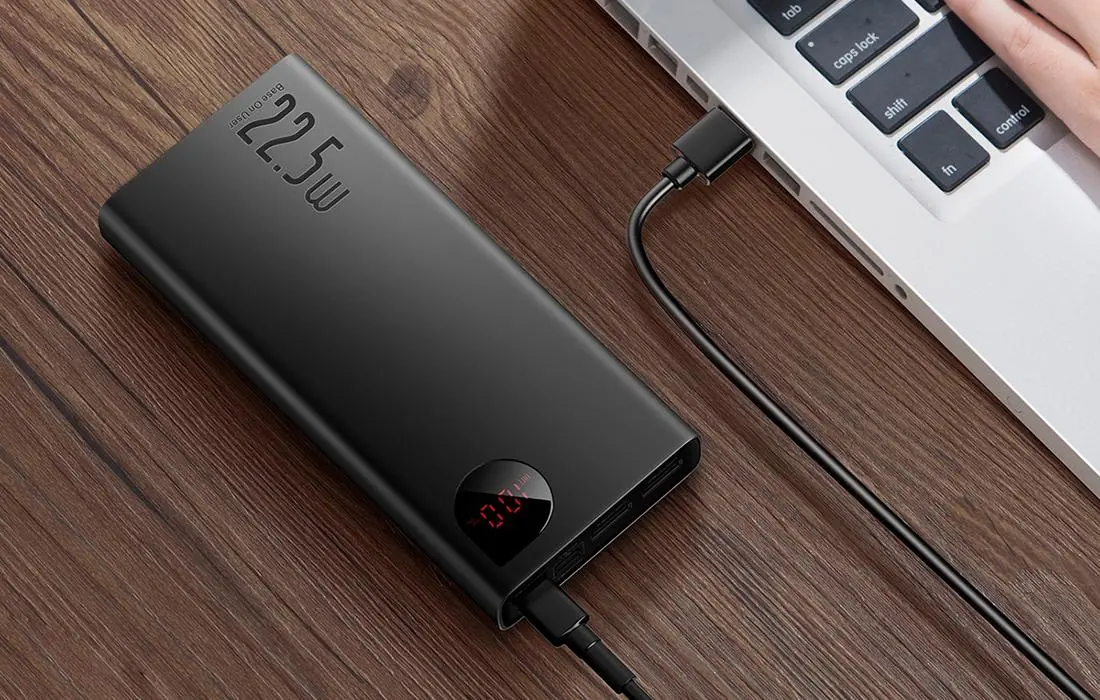 Powerbank Baseus PPAD000001 Adaman Metal 10000mAh 22,5W Czarny