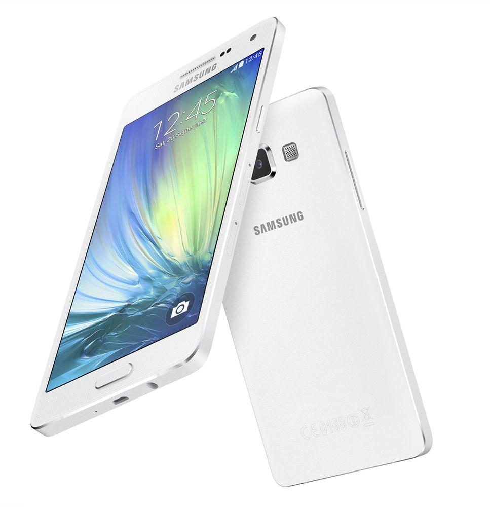 Smartfon Samsung Galaxy A5 SM-A500 (biały) + powerbank PG850BW