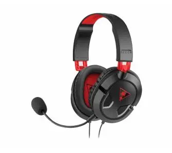 Słuchawki przewodowe z mikrofonem Turtle Beach Ear Force Recon 50 Nauszne Czarno-czerwony