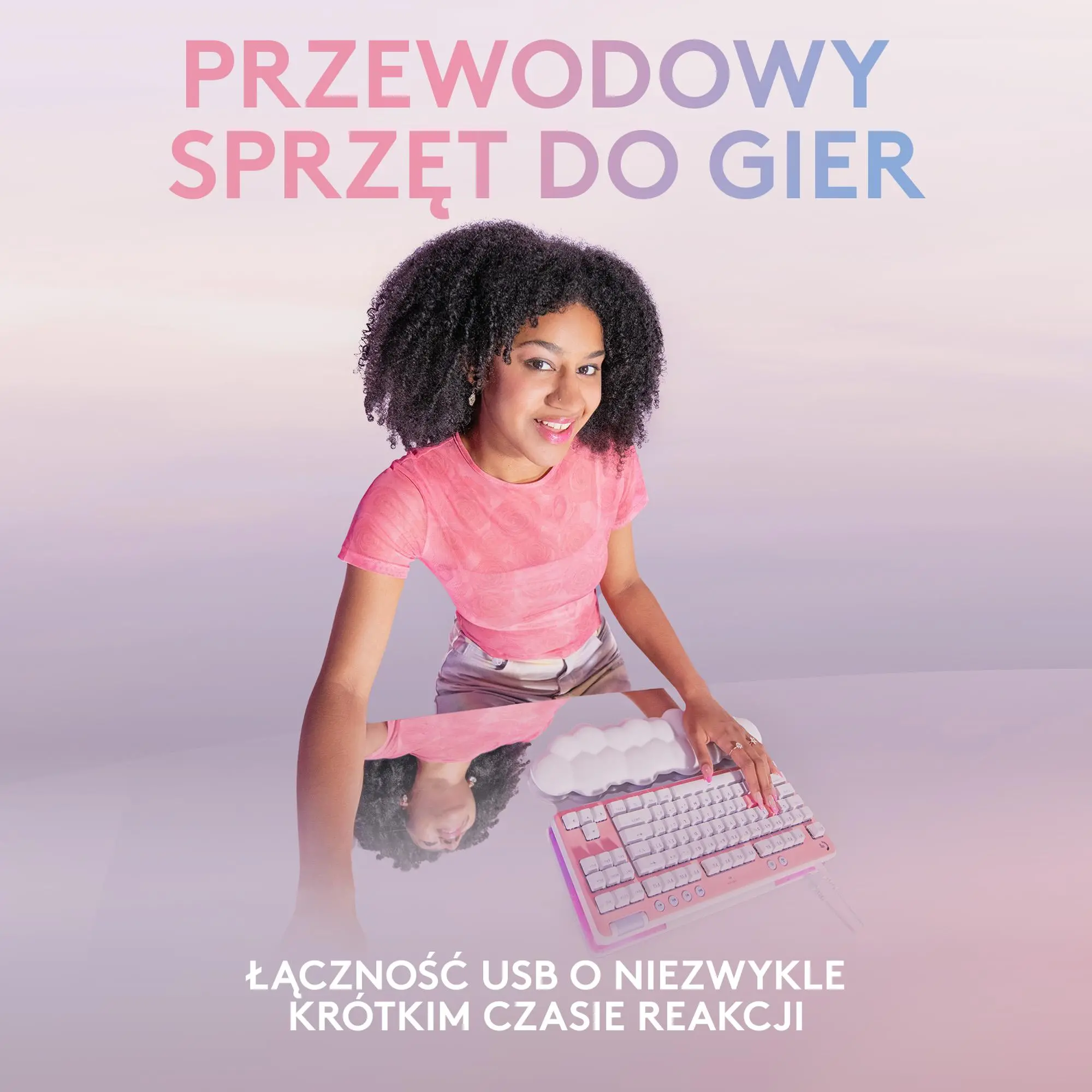 Klawiatura mechaniczna Logitech G713 Linear GX Linear Biały