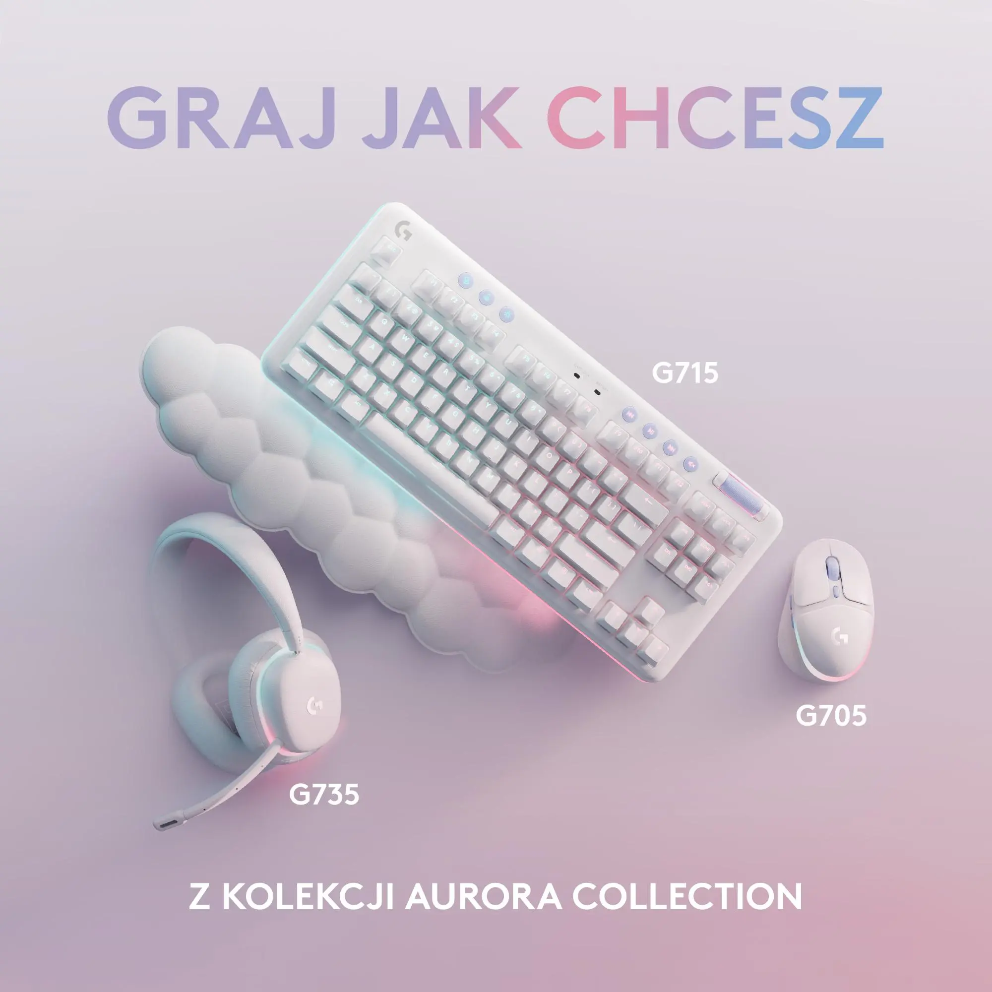 Klawiatura mechaniczna Logitech G713 Linear GX Linear Biały
