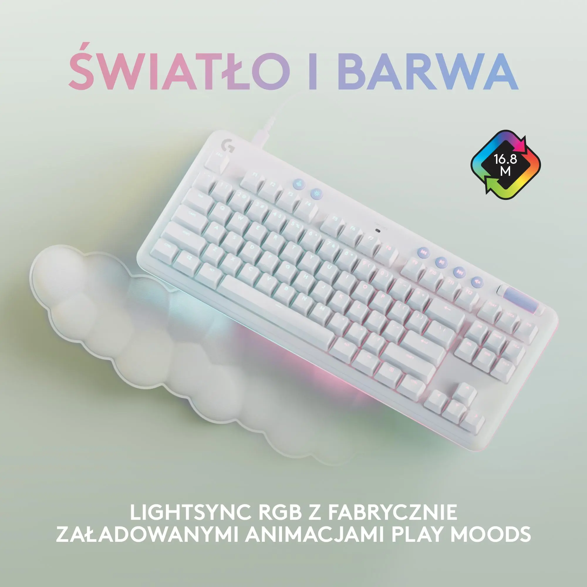 Klawiatura mechaniczna Logitech G713 Linear GX Linear Biały