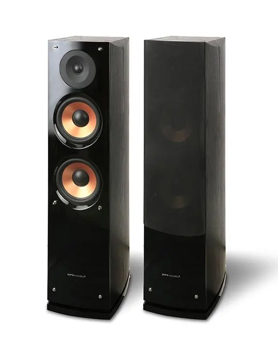 Zestaw stereo Yamaha R-S202D Czarny, Pure Acoustics NOVA 6 Czarny