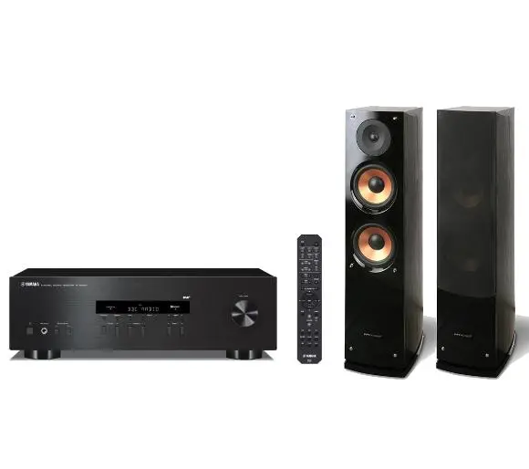 Стерео набір Yamaha R-S202D Czarny, Pure Acoustics NOVA 6 Czarny