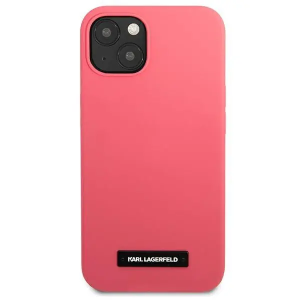 Etui Karl Lagerfeld Silicone Plaque KLHCP13SSLMP1PI do iPhone 13 mini