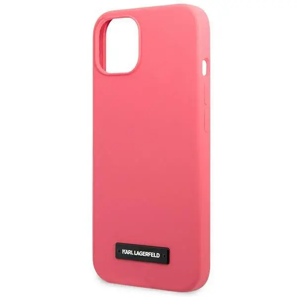 Etui Karl Lagerfeld Silicone Plaque KLHCP13SSLMP1PI do iPhone 13 mini