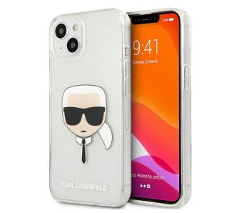 Etui Karl Lagerfeld Glitter Karl`s Head KLHCP13SKHTUGLS do iPhone 13 mini