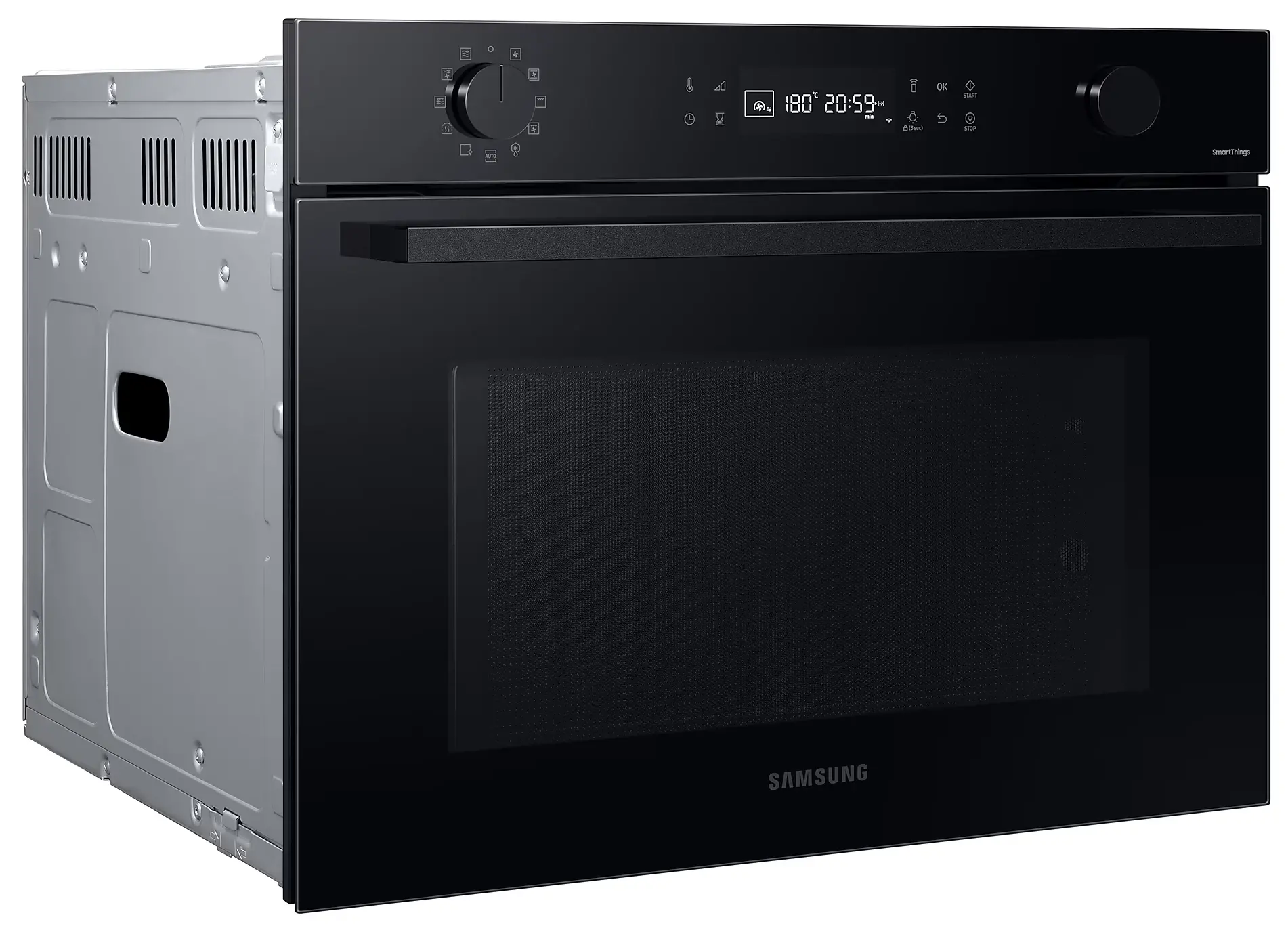 Piekarnik z mikrofalą Samsung NQ5B4553FBK Termoobieg Zdalne sterowanie Czarny