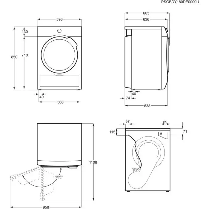 Suszarka Electrolux 900 PerfectCare EW9HEU278SP 63,8cm 8kg