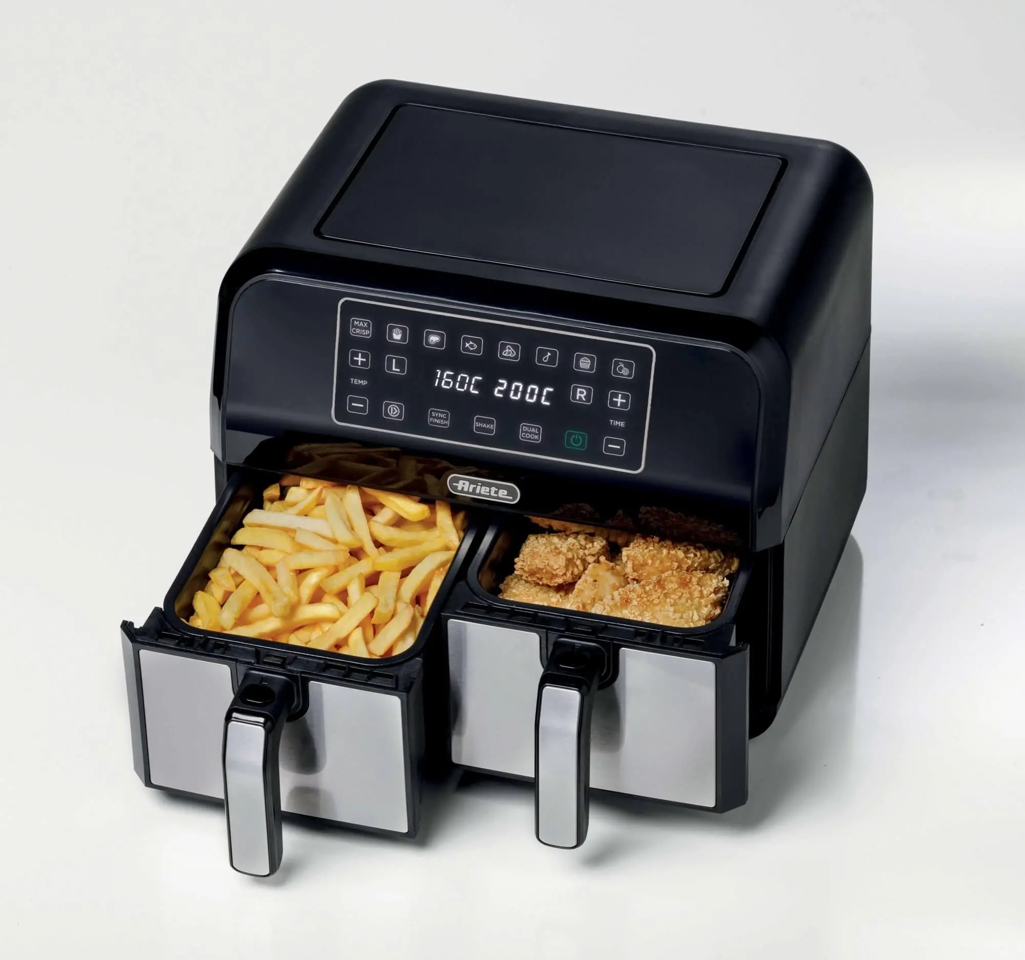 Frytkownica beztłuszczowa Ariete 4624/00 Air Fryer Dual Metal 1700W 8l