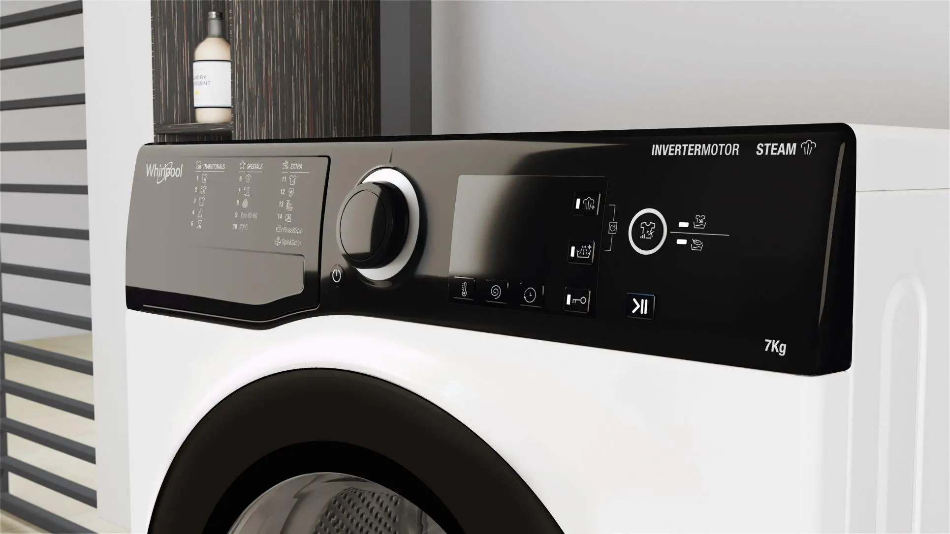 Pralka Whirlpool WRSB 7238 BB EU Slim 7kg 1200obr/min