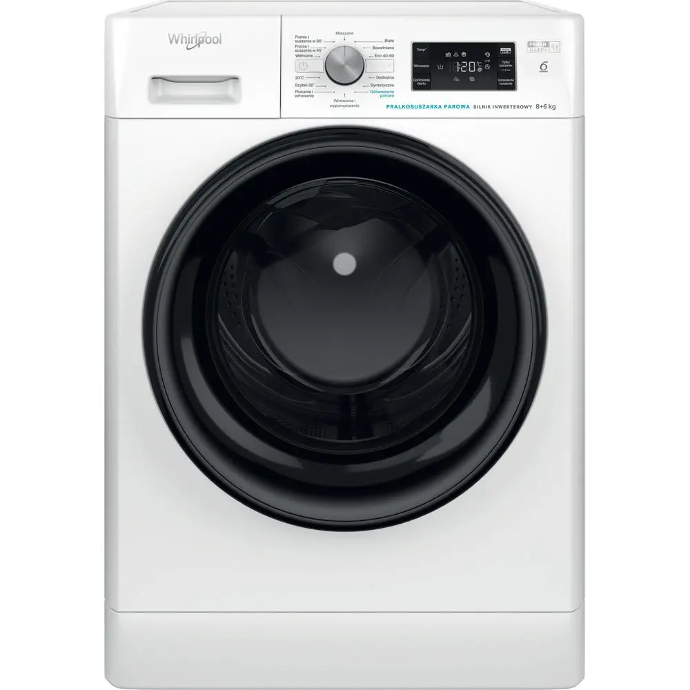 Pralko-suszarka Whirlpool FFWDB 864349 BV PL 54cm 8kg/6kg