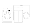 Pralko-suszarka Whirlpool FFWDB 864349 BV PL 54cm 8kg/6kg