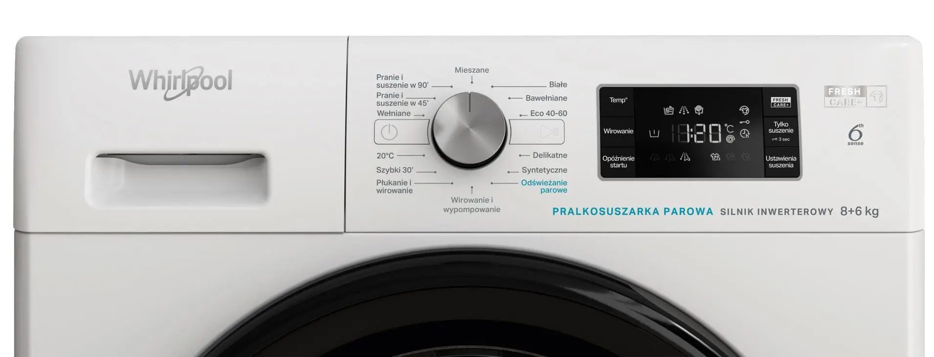 Pralko-suszarka Whirlpool FFWDB 864349 BV PL 54cm 8kg/6kg