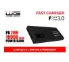 Powerbank Winner WG 10165 10000mAh QC 3.0 USB-C PD 20W Czarny