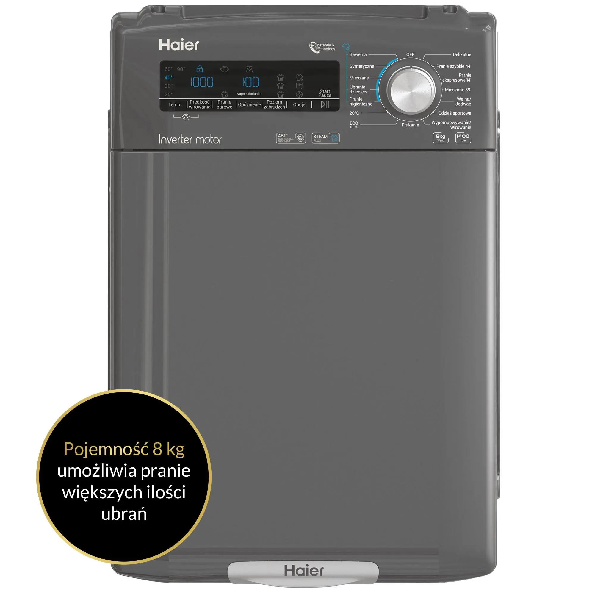 Pralka Haier RTXSGQ48TMSCRE16 8kg 1400obr/min