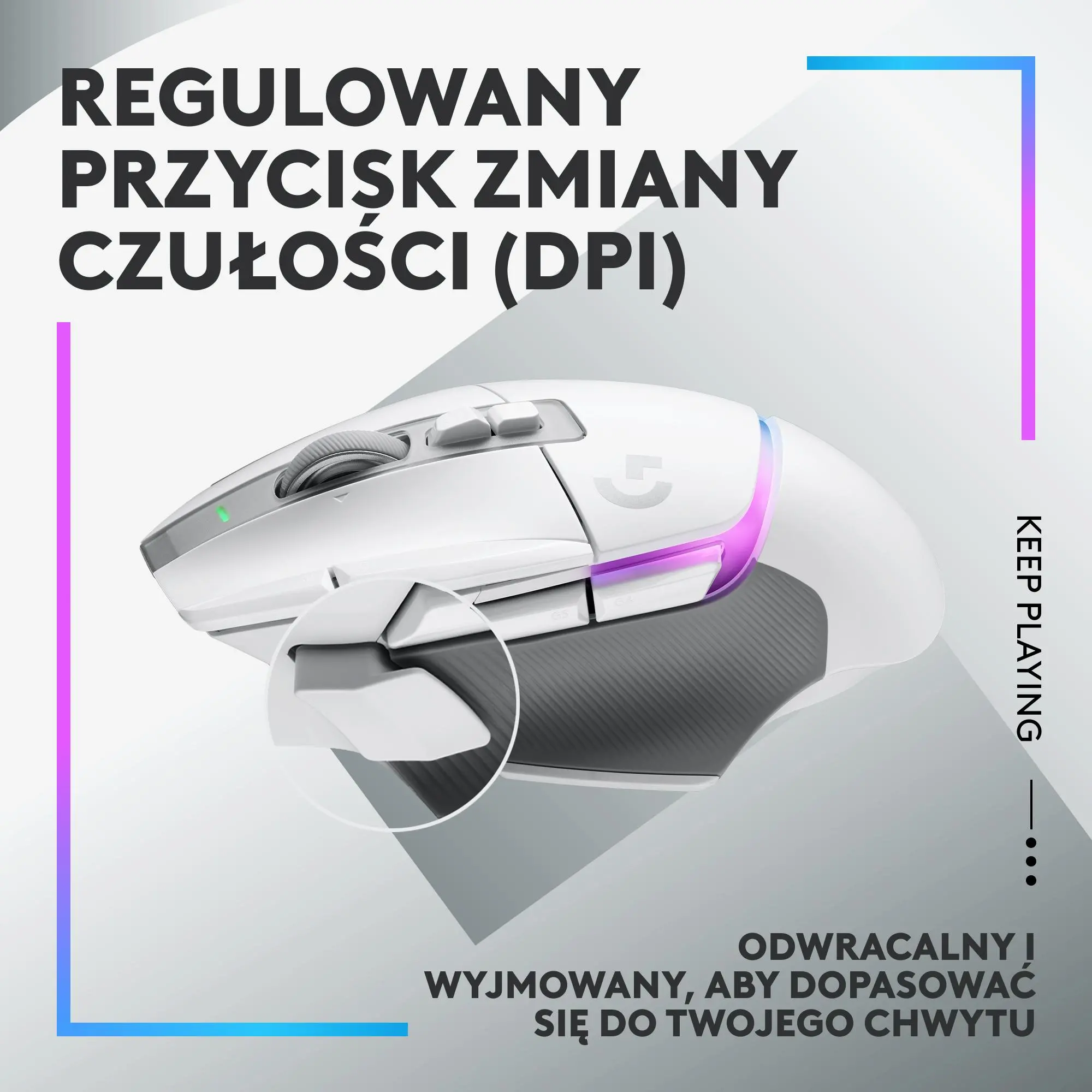Myszka gamingowa Logitech G502 X Plus Biały
