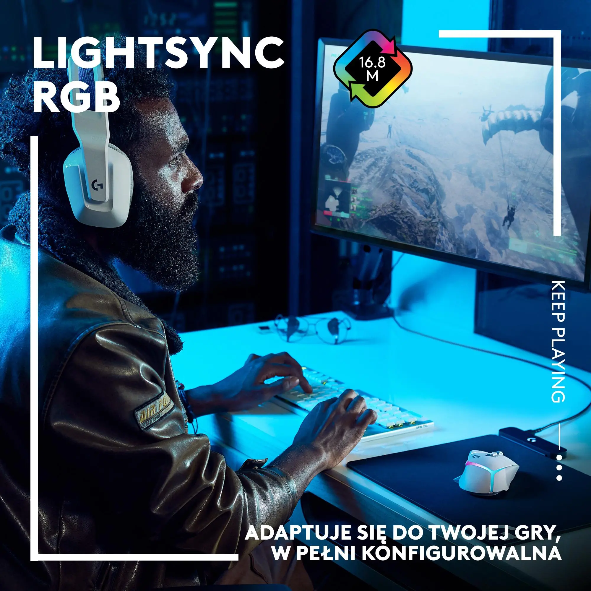 Myszka gamingowa Logitech G502 X Plus Biały