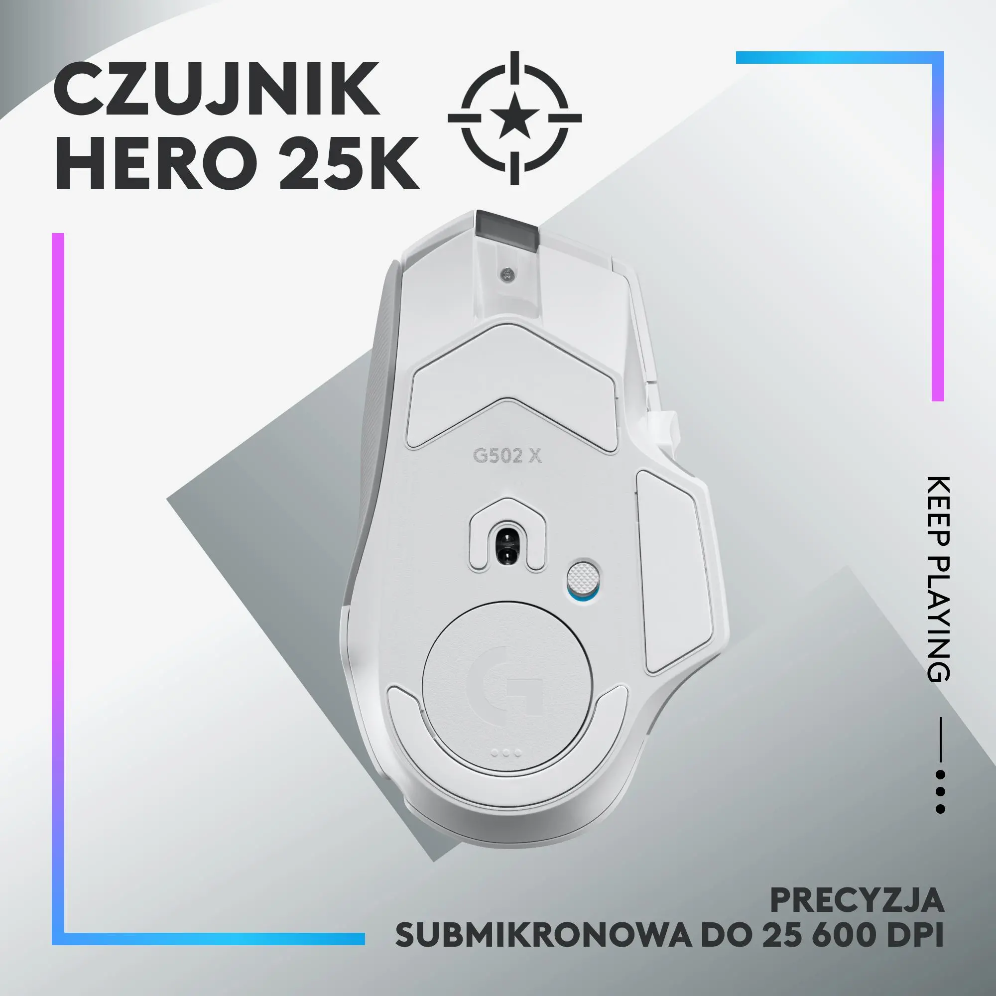 Myszka gamingowa Logitech G502 X Plus Biały
